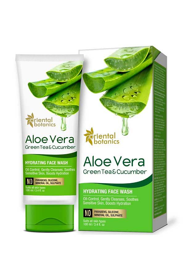 Aloe Vera, Green Tea & Cucumber Hydrating Face Wash