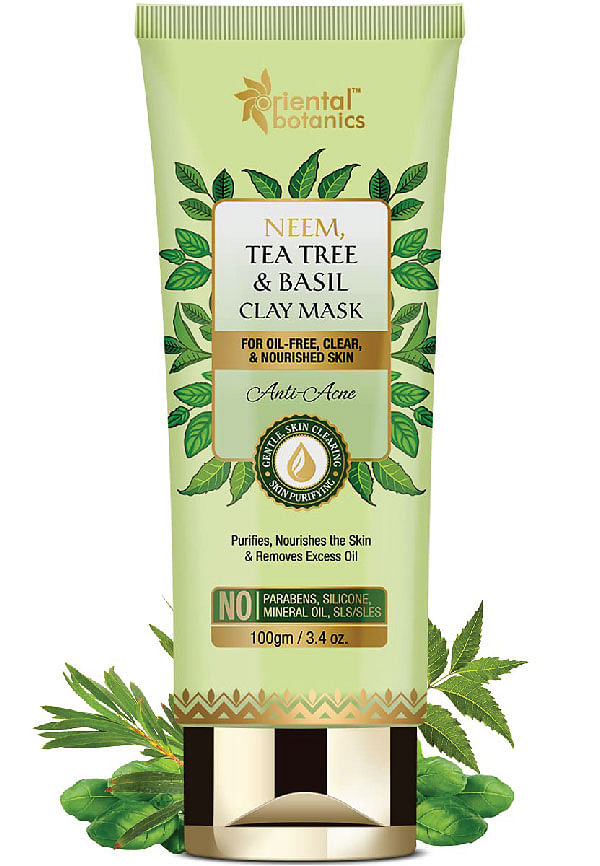 Neem, Tea Tree and Basil Anti Acne Clay Mask