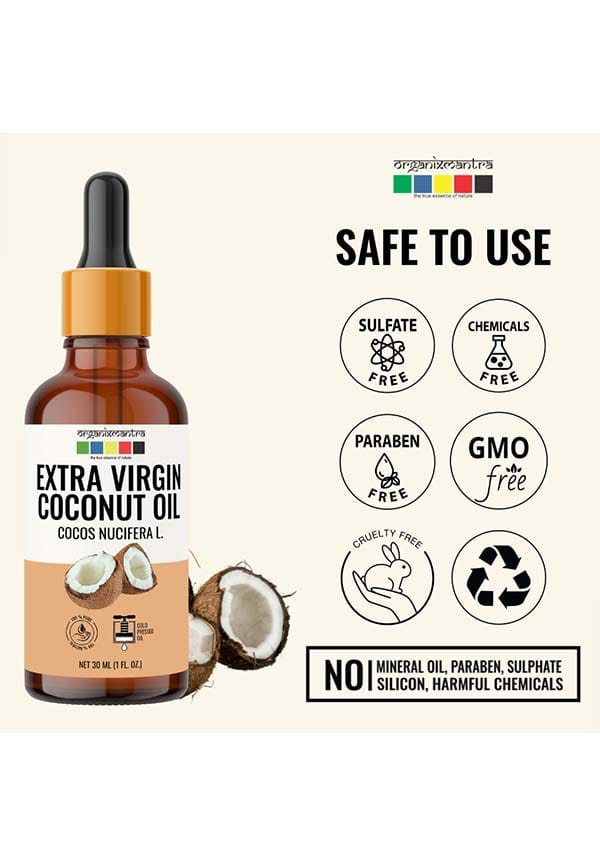 Extra Virgin Coconut Oil, Cold Pressed Organic Oil, 30ML x 2 – thumbnail 4