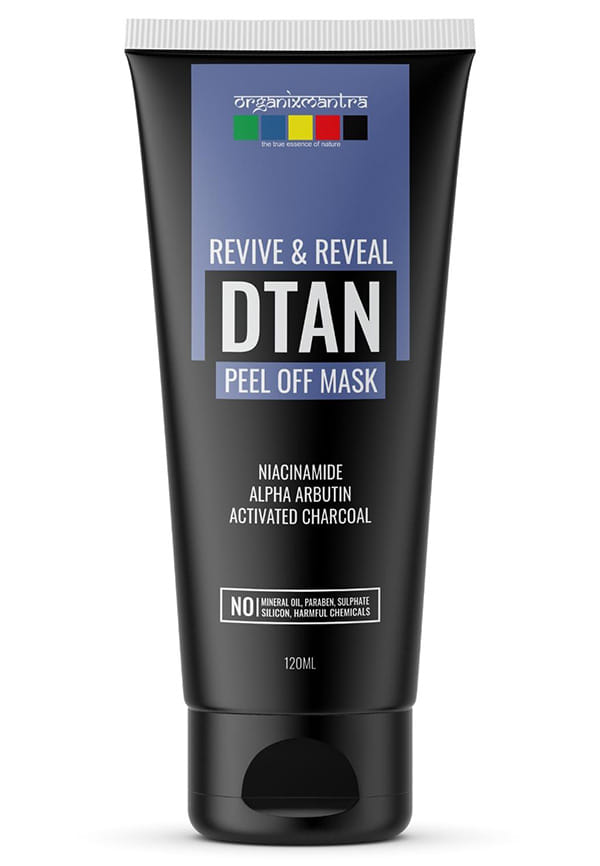 Niacinamide D-Tan Revive and Reveal Face Mask with Alpha Arbutin, Bamboo Charcoal
