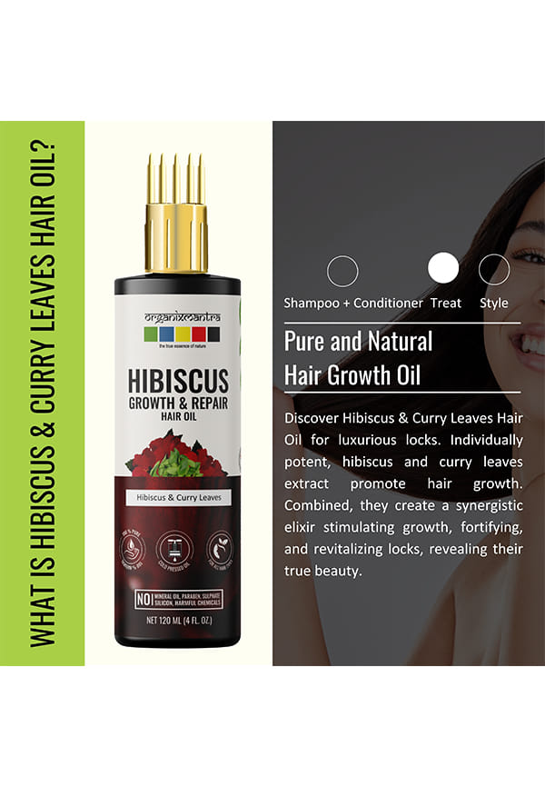 Hibiscus & Curry Leaves Hair Oil | Advanced Follicle Activation – thumbnail 2