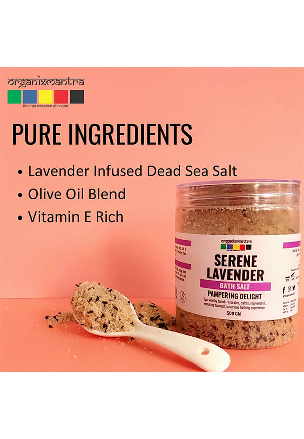 Relaxing Lavender Bath Salt | Enriched with Dead Sea Minerals, Olive Oil & Vitamin E – thumbnail 3