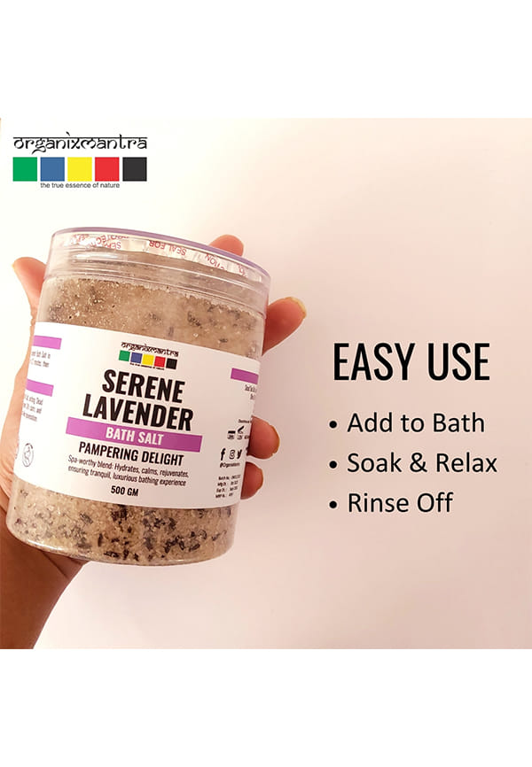 Relaxing Lavender Bath Salt | Enriched with Dead Sea Minerals, Olive Oil & Vitamin E – thumbnail 4