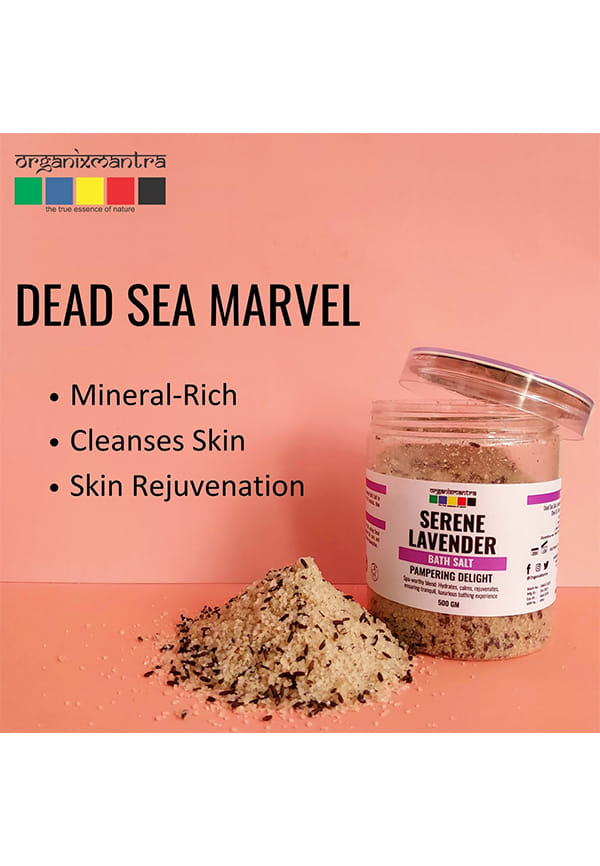 Relaxing Lavender Bath Salt | Enriched with Dead Sea Minerals, Olive Oil & Vitamin E – thumbnail 5