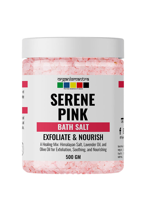 Serene Pink Himalayan Bath Salt | Lavender & Olive Oil Infused for Relaxation & Skin Hydration Serene Pink Himalayan Bath Salt | Lavender & Olive Oil Infused for Relaxation & Skin Hydration