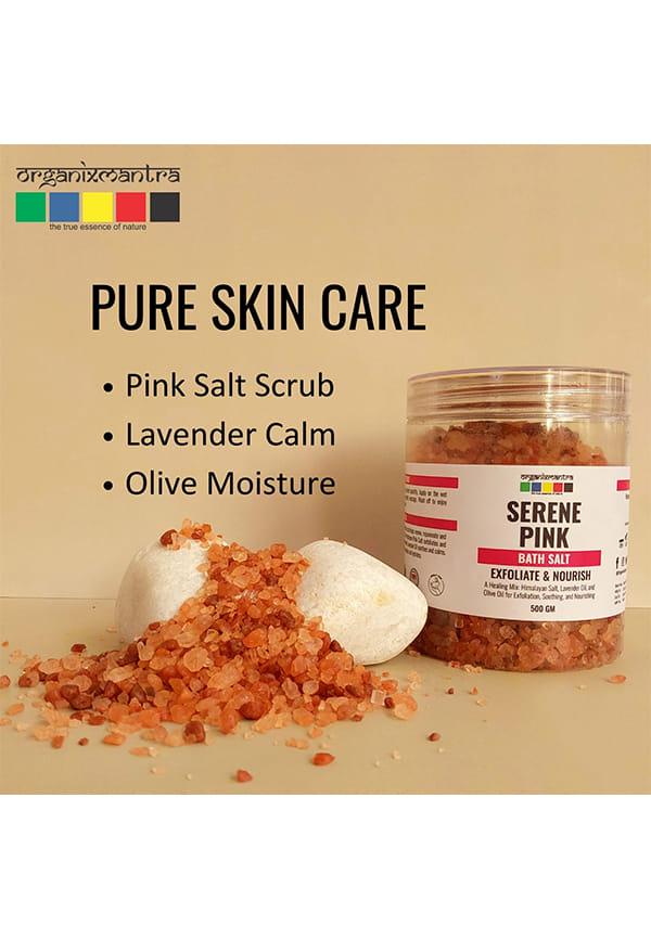 Serene Pink Himalayan Bath Salt | Lavender & Olive Oil Infused for Relaxation & Skin Hydration – thumbnail 3