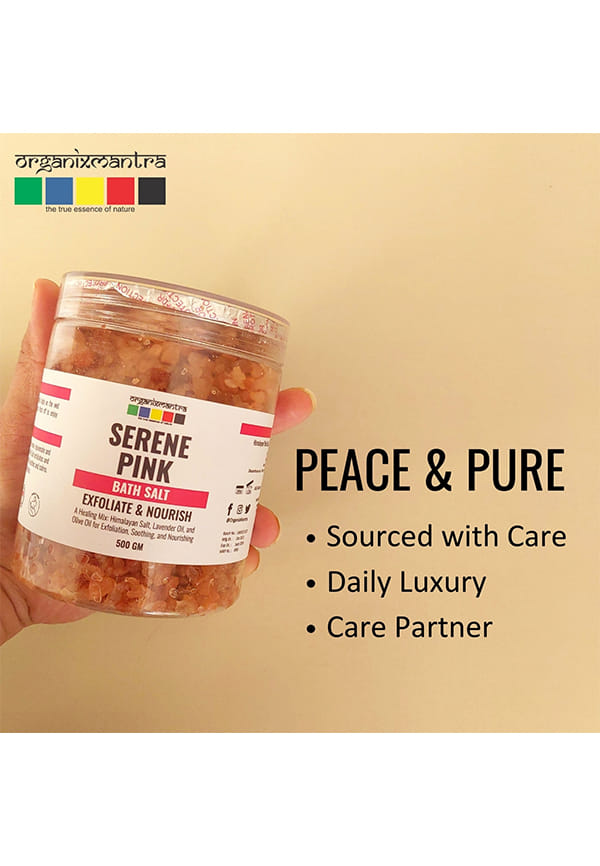 Serene Pink Himalayan Bath Salt | Lavender & Olive Oil Infused for Relaxation & Skin Hydration – thumbnail 4