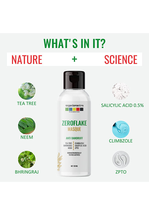 ZeroFlake Hair Masque Nature + Science Anti-Dandruff Hair Mask – thumbnail 5