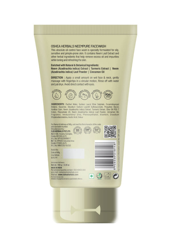 Neempure Anti Acne & Pimple Face Wash – thumbnail 4