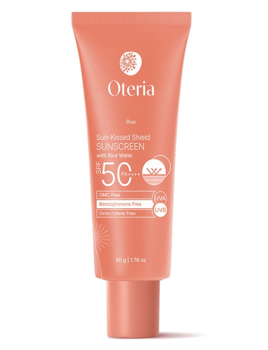 Sunkissed Sheild Sunscreen With Rice water SPF 50 P+++++