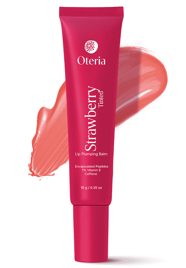 Tinted Lip Plumping Balm | With Encapsulated Peptides, Vitamin E & Caffeine
