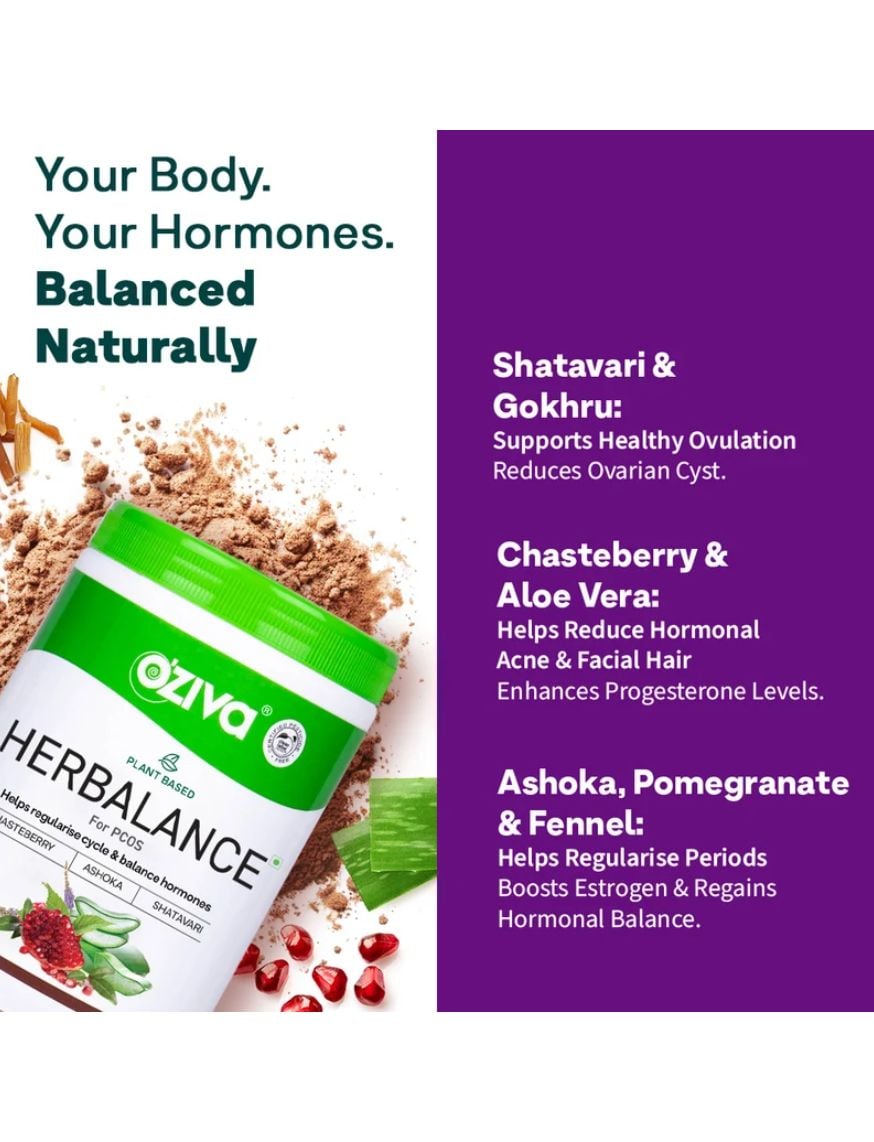 Plant based HerBalance for PCOS for Better Menstrual Cycle and Hormonal Balance – thumbnail 4
