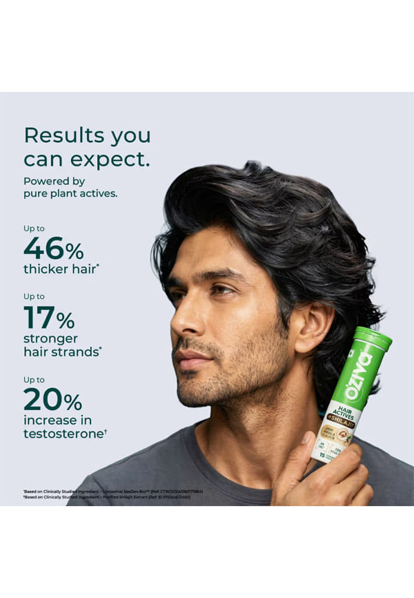 Hair Actives + Shilajit For Men Hair Supplement With Liposomal – thumbnail 2