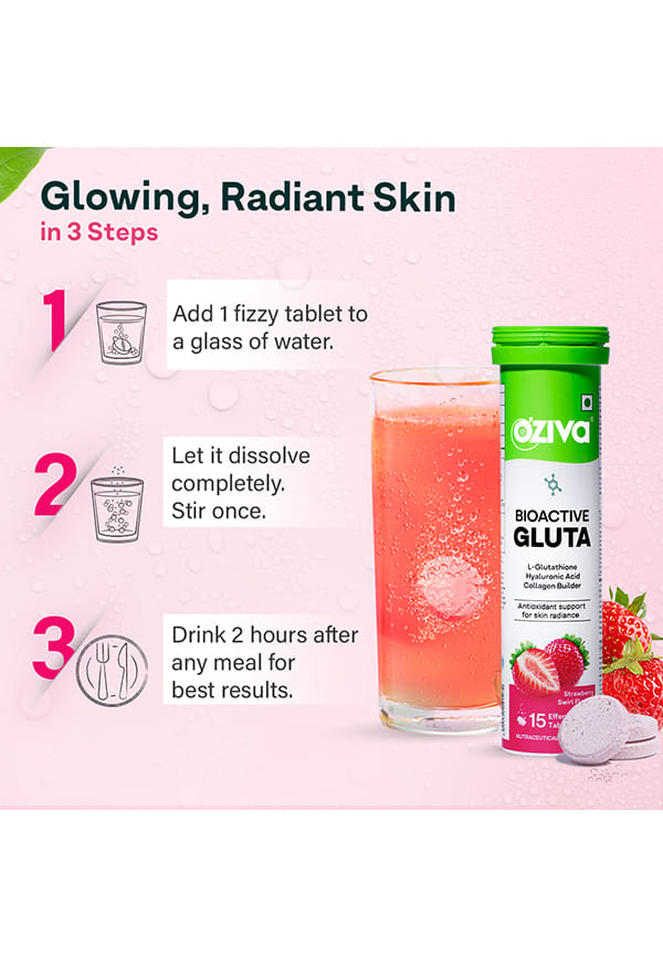 Bioactive Gluta Fizzy L-Glutathione | Reduce Skin Cellular Damage & Pigmentation
