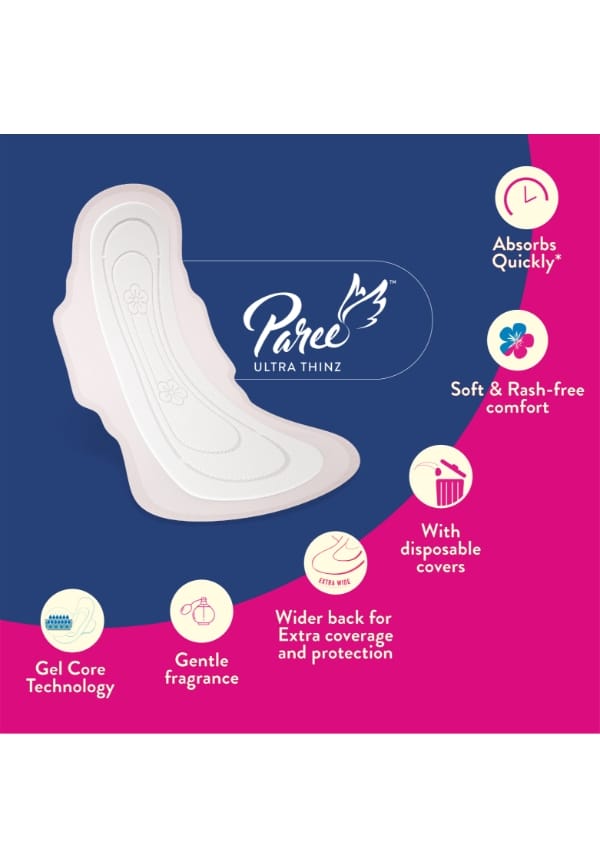 Ultra Thinz 30 XL Soft Feel Sanitary Pads with Frangrance (Tri-Fold)  – thumbnail 3