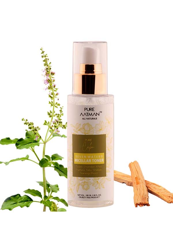 Best Toner for face with Tulsi, Chandan,Rose And It Tightens the Pores