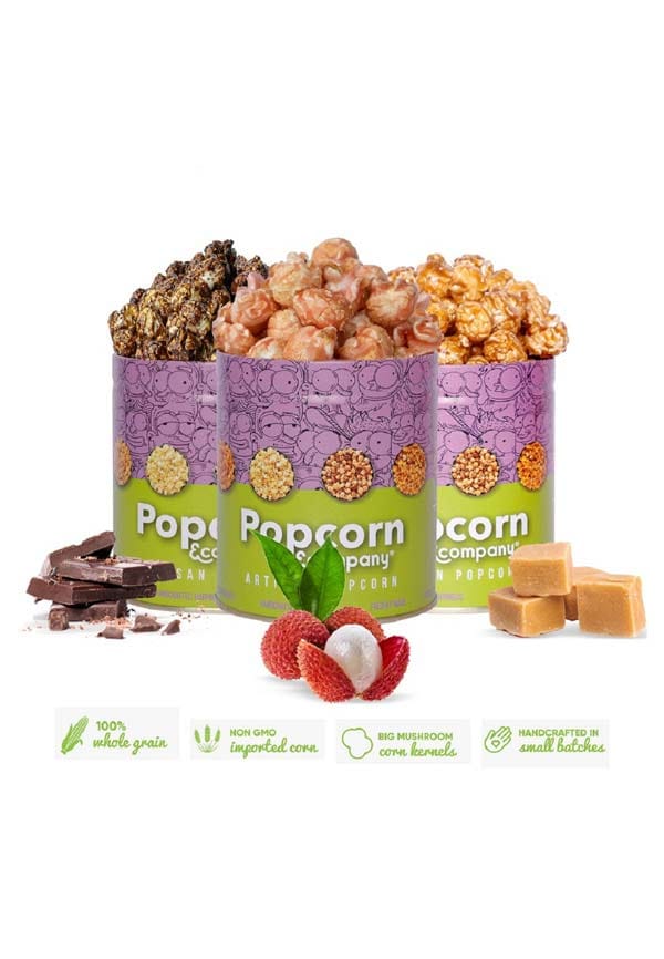Caramel Krisp , Crunchy Lichi & Choco Caramel Popcorn Regular Tiin Caramel Krisp , Crunchy Lichi & Choco Caramel Popcorn Regular Tiin