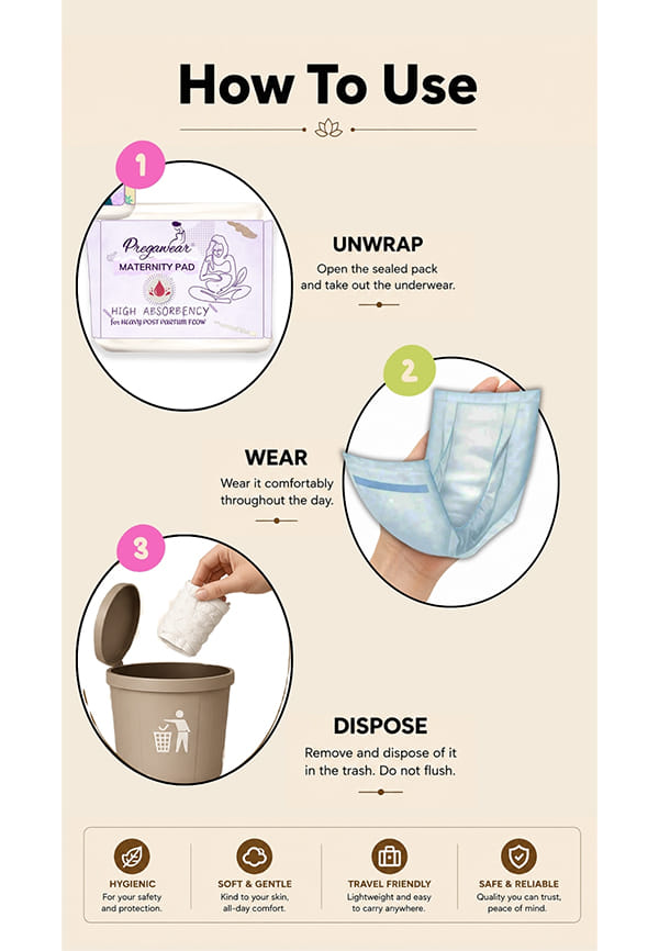 Disposable Maternity Pads – thumbnail 3