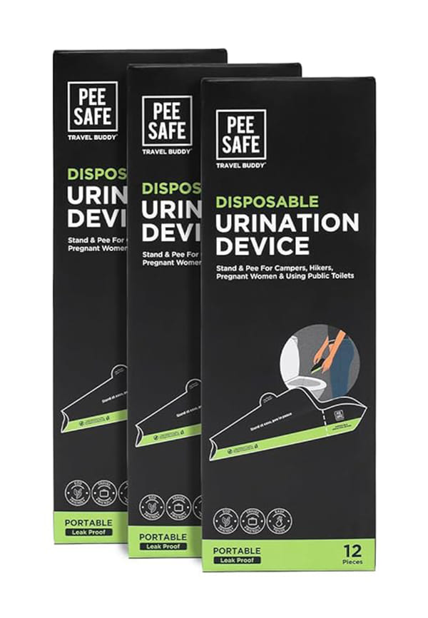 Pee Safe Foldable & Disposable Female Urination Device 24 Funnels