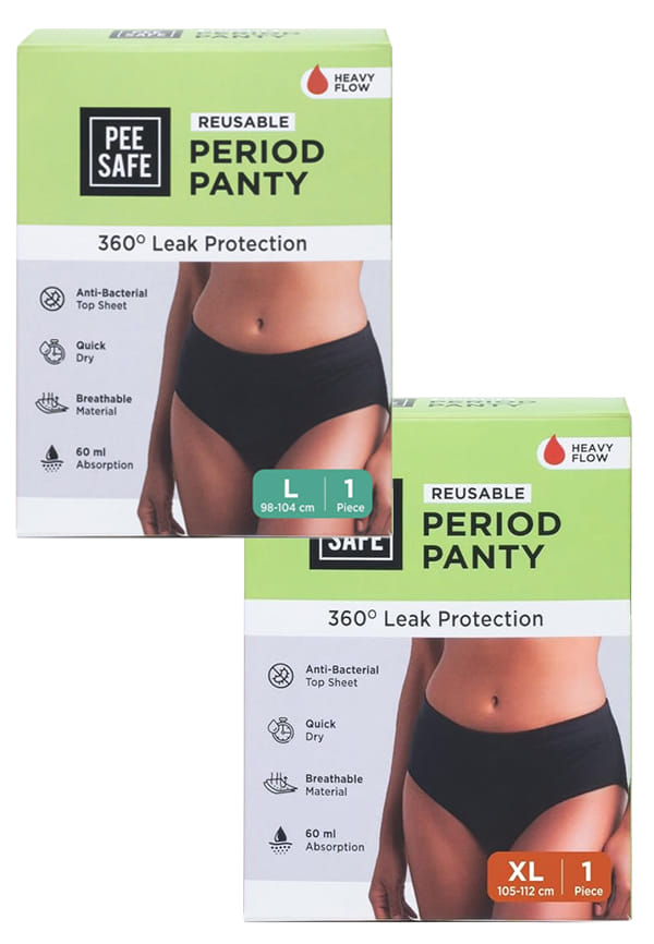 Reusable Period Panty Combo (L + XL) Reusable Period Panty Combo (L + XL)