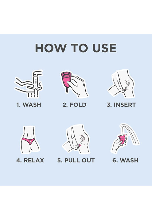 Pee Safe Reusable Menstrual Cup (Small) - No leakage,Rash-Free & Upto 12 Hours protection – thumbnail 3