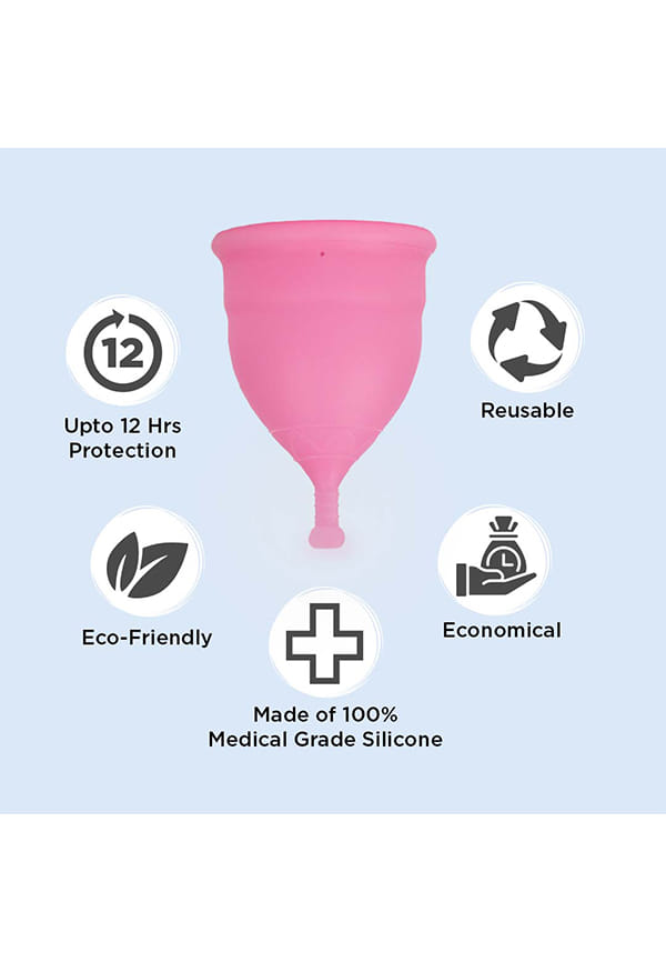 Pee Safe Reusable Menstrual Cup (Small) - No leakage,Rash-Free & Upto 12 Hours protection – thumbnail 7