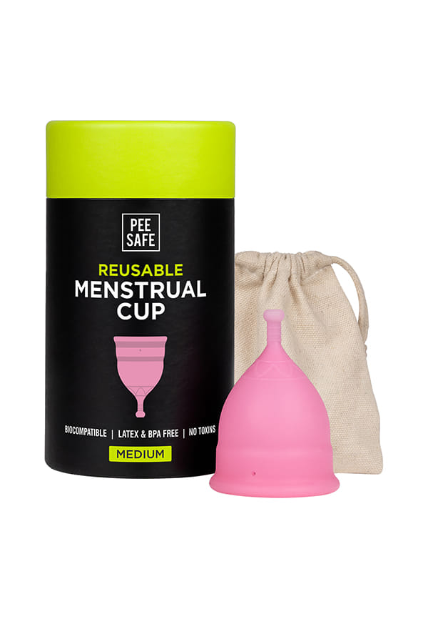 Pee Safe Reusable Menstrual Cup (Medium) - No leakage,Rash-Free & Upto 12 Hours protection