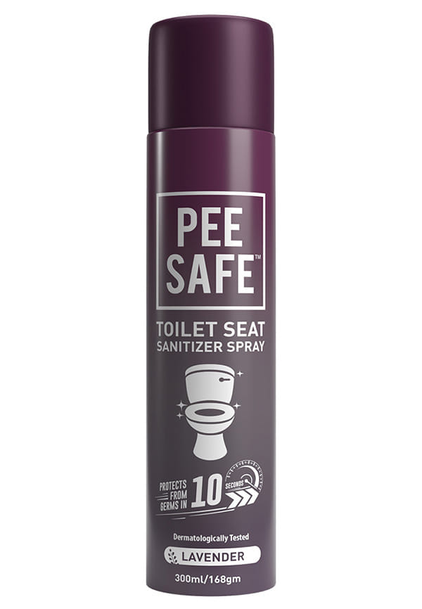 Pee Safe Toilet Seat Sanitizer Spray Lavender
