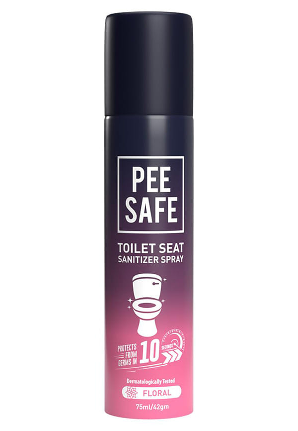 Pee Safe Toilet Seat Sanitizer Spray Floral