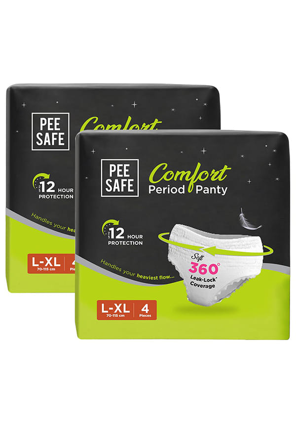 Pee Safe Disposable Period Panty (L-XL) - Pack of 2
