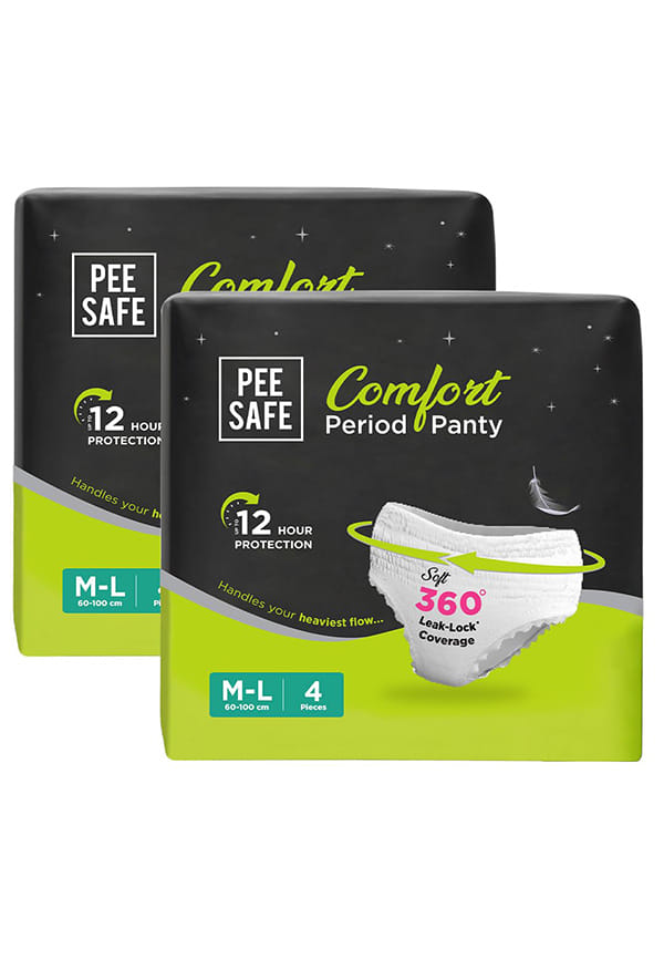 Pee Safe Disposable Period Panty (L-XL) - Pack of 2