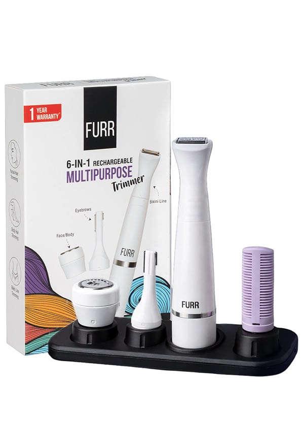 Rechargeable Multipurpose Trimmer for Eyebrows, Underarms and Bikini Line Rechargeable Multipurpose Trimmer for Eyebrows, Underarms and Bikini Line
