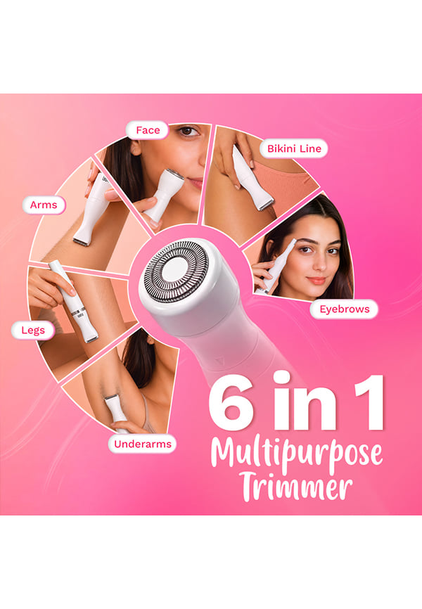 Rechargeable Multipurpose Trimmer for Eyebrows, Underarms and Bikini Line – thumbnail 6
