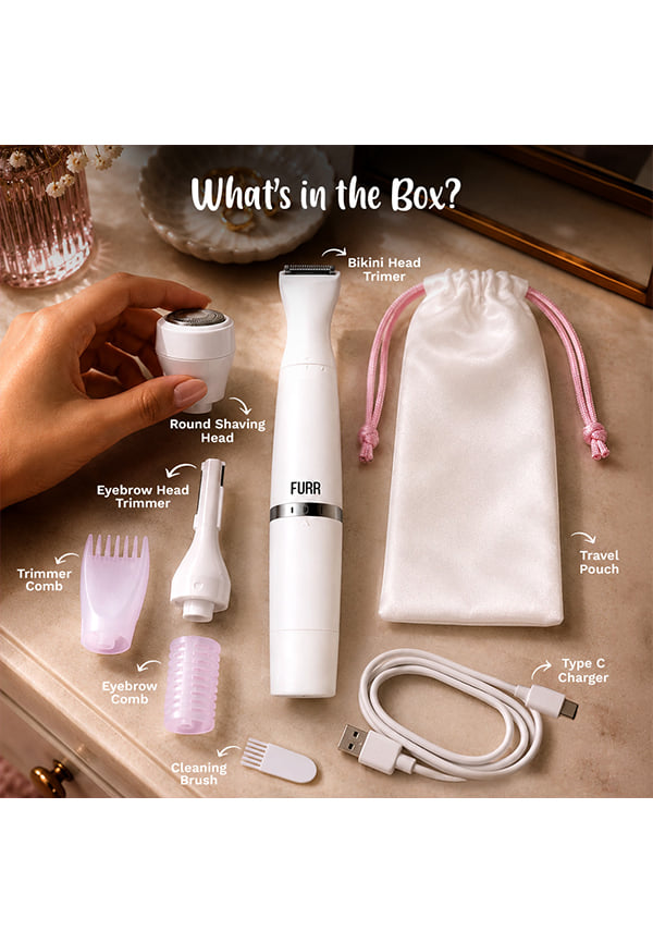 Rechargeable Multipurpose Trimmer for Eyebrows, Underarms and Bikini Line – thumbnail 8