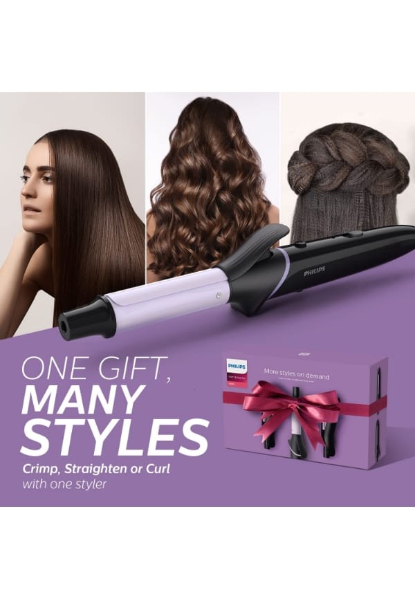 Crimp, Straighten or Curl with the single tool, quickly and without fear of heat damage – thumbnail 2