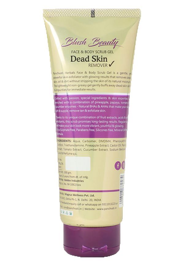 Strawberry Gel Face And Body Scrub Dead Skin Remover, For Personal