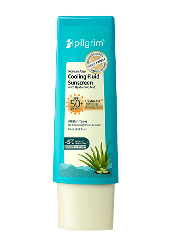 Korean Aloe Cooling Fluid Sunscreen SPF 50+ PA++++ with Hyaluronic Acid