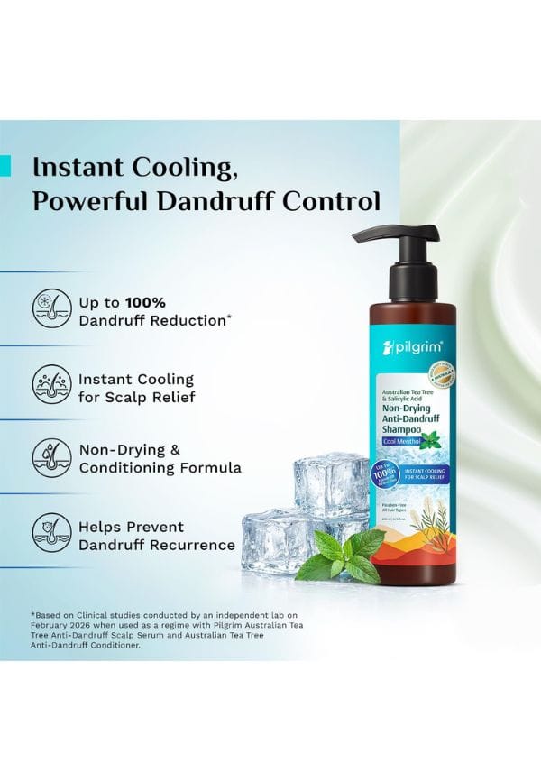 Australian Tea Tree Non-Drying Anti-Dandruff Shampoo Cool Menthol – thumbnail 3