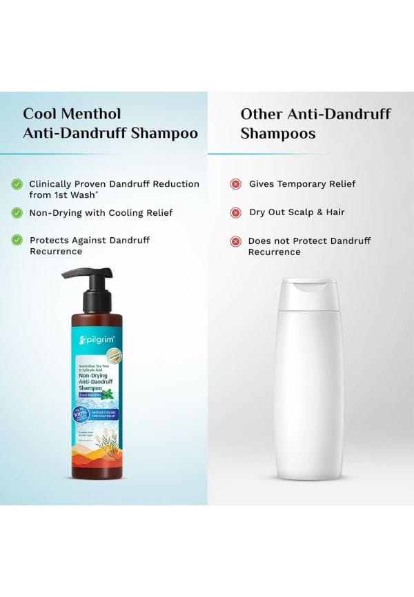 Australian Tea Tree Non-Drying Anti-Dandruff Shampoo Cool Menthol – thumbnail 6