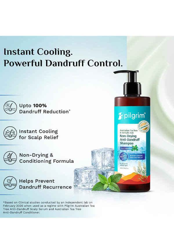 Australian Tea Tree Non-Drying Anti-Dandruff Shampoo Cool Menthol – thumbnail 3
