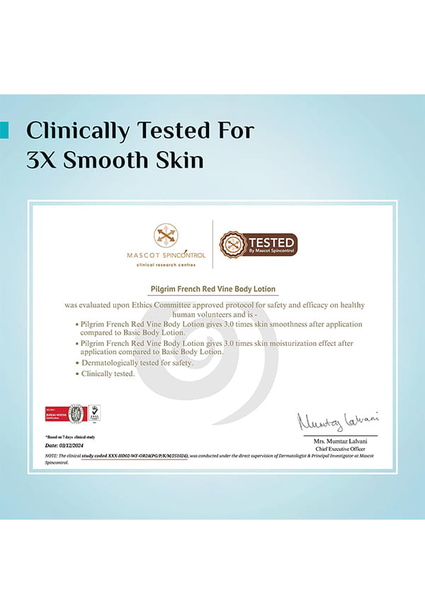 French Red Vine & Hyaluronic Acid ULTRA-SMOOTH BODY LOTION – thumbnail 6