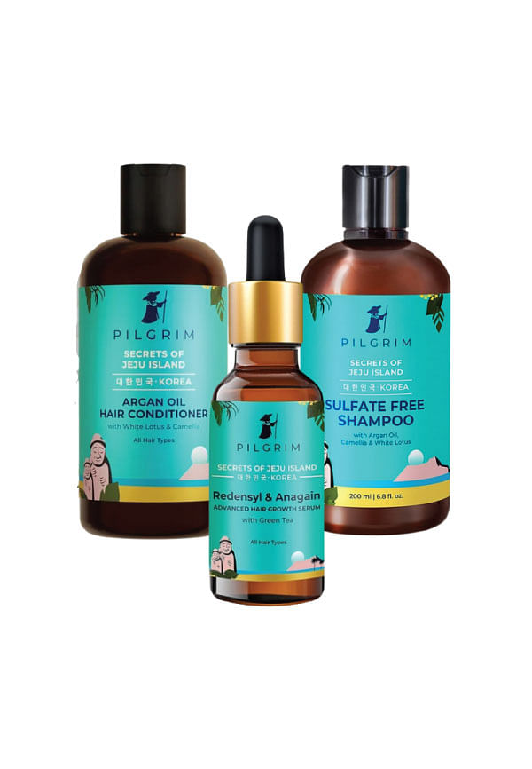 Buy online Argan Hair Oil With Shampoo  Conditioner Perfect Hair Combo For Hair  Growthsmooth  Shiny Hairpack Of 3 from hair for Women by La Organo for  1399 at 46 off 