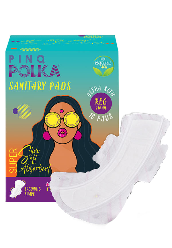 Premium Cotton Feel Ultra Sanitary Pads, Regular with Individual Disposable Pouch Premium Cotton Feel Ultra Sanitary Pads, Regular with Individual Disposable Pouch