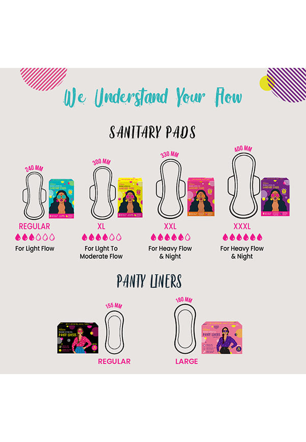 Premium Cotton Feel Ultra Sanitary Pads, Regular with Individual Disposable Pouch – thumbnail 5