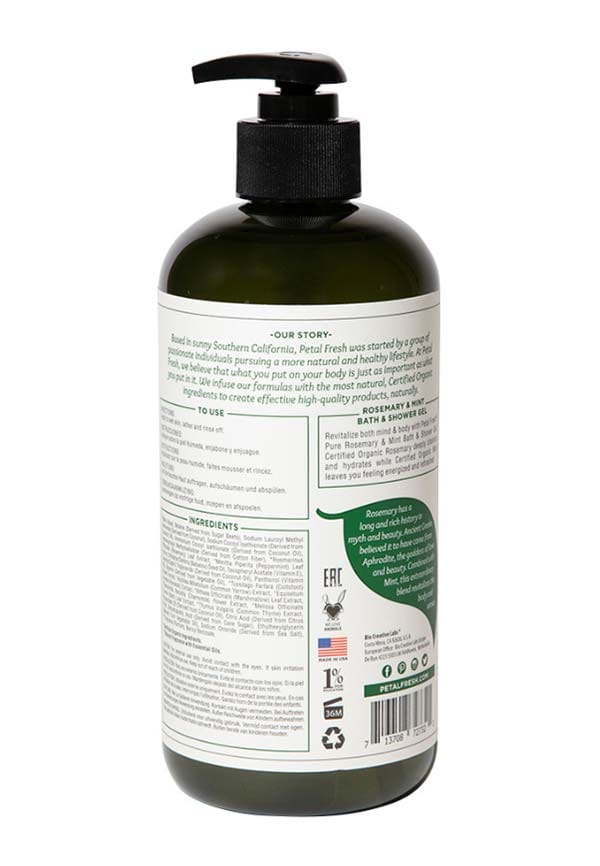 Energizing Rosemary & Mint Bath & Shower Gel – thumbnail 2