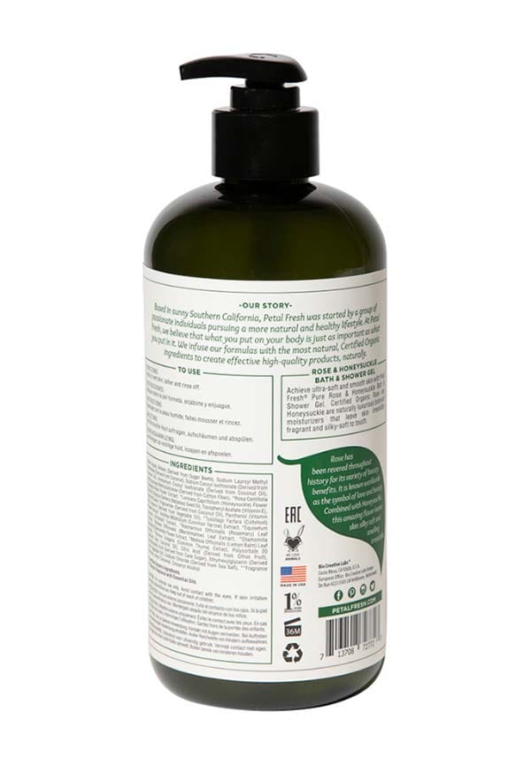 Softening Rose & Honeysuckle Bath & Shower Gel – thumbnail 2