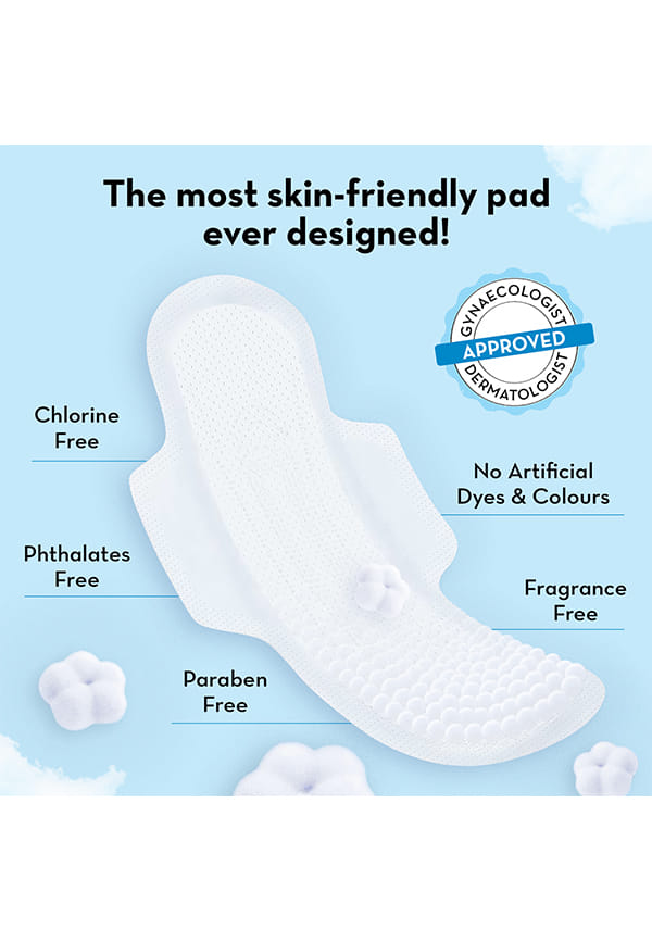 100% U.S Cotton Ultra Thin Sanitary Pads - 12 XL and 2 Panty Liners – thumbnail 4