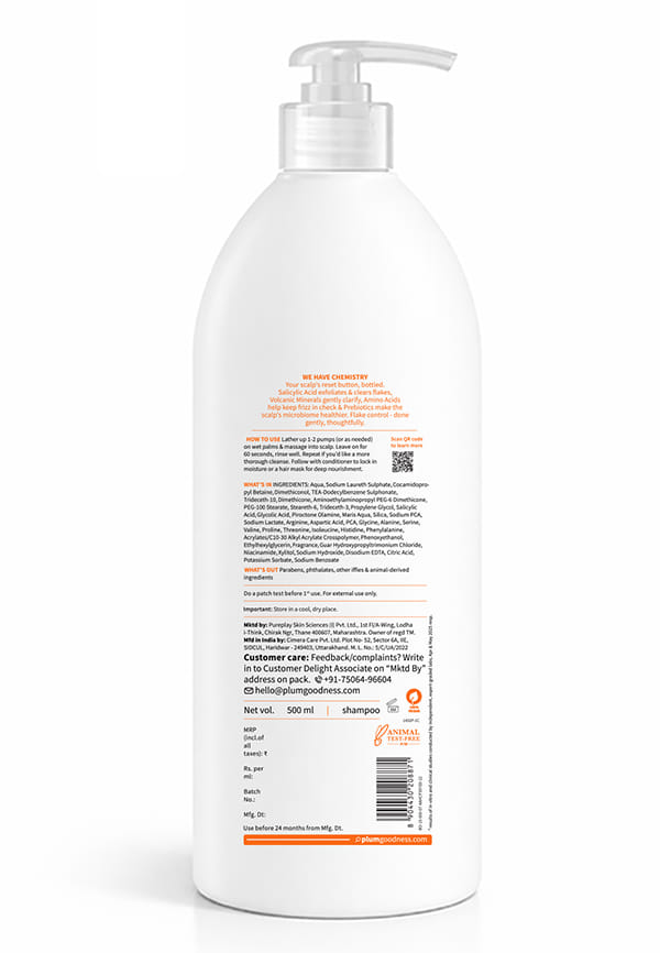 Anti-Dandruff Shampoo with Volcanic Minerals & 0.5% Salicylic Acid – thumbnail 9
