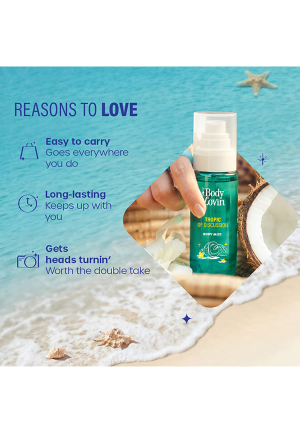 BodyLovin' Tropic Of Discussion Body Mist – thumbnail 3