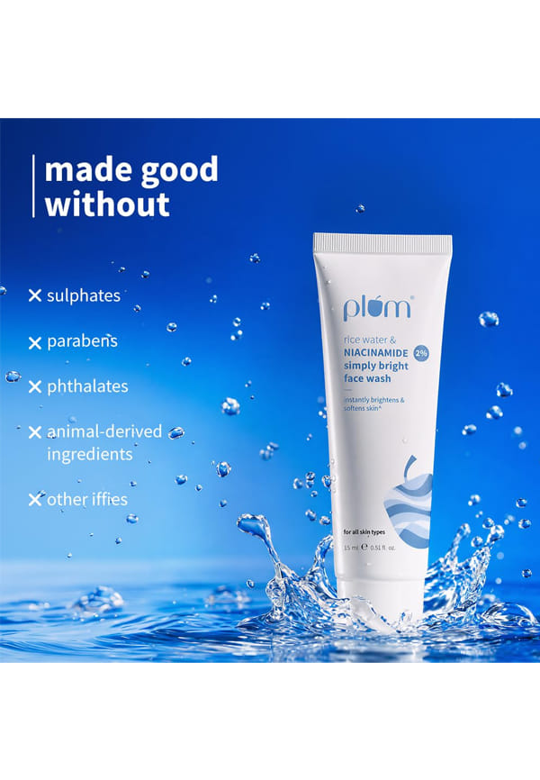 Simply Bright 2% Niacinamide Face Wash With Rice Water – thumbnail 6